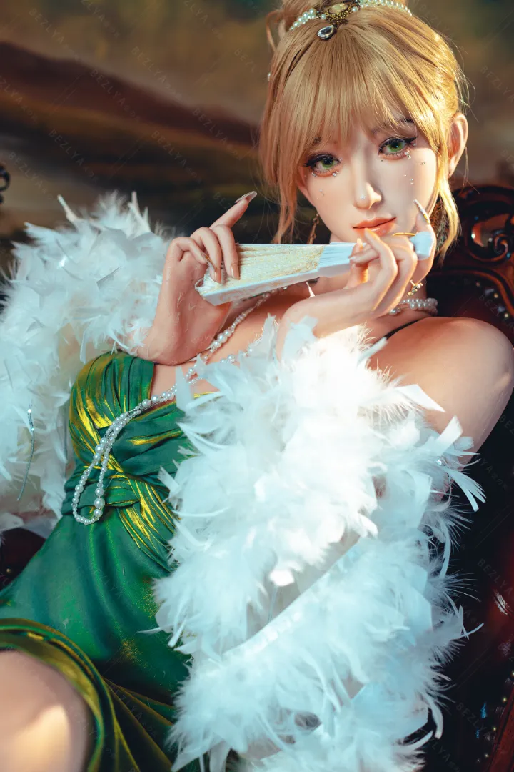 167cm (5ft6) F罩杯 輕量化 矽膠 性愛娃娃 活動下巴 头部 Angelica